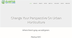 Desktop Screenshot of plantusnyc.com