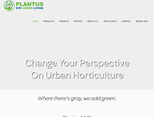 Tablet Screenshot of plantusnyc.com